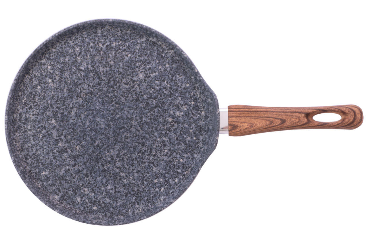 Сковорода блинная антипригарная Kamille - 280 мм Granite 1