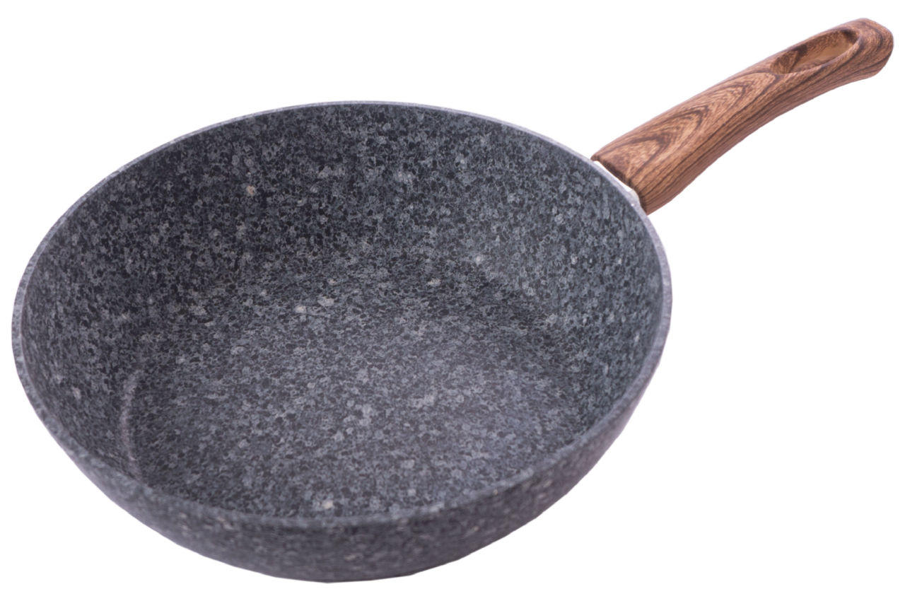 Сковорода антипригарная Kamille - 240 мм Granite глубокая 2