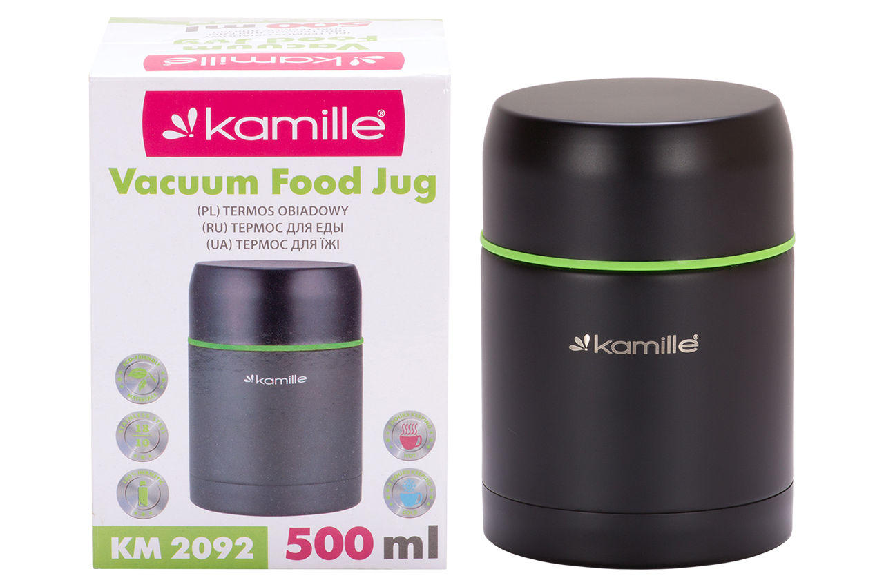 Термос пищевой Kamille - 500 мл черный 3