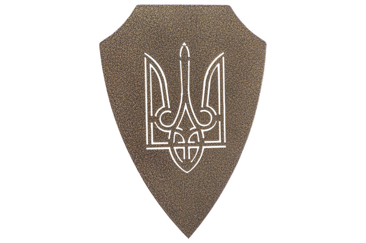 Подставка-щит для шампуров DV - герб Украины 1