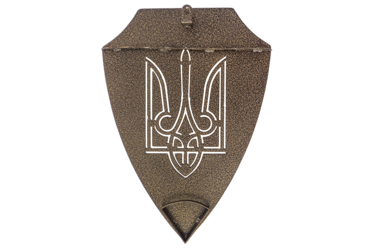 Подставка-щит для шампуров DV - герб Украины 2