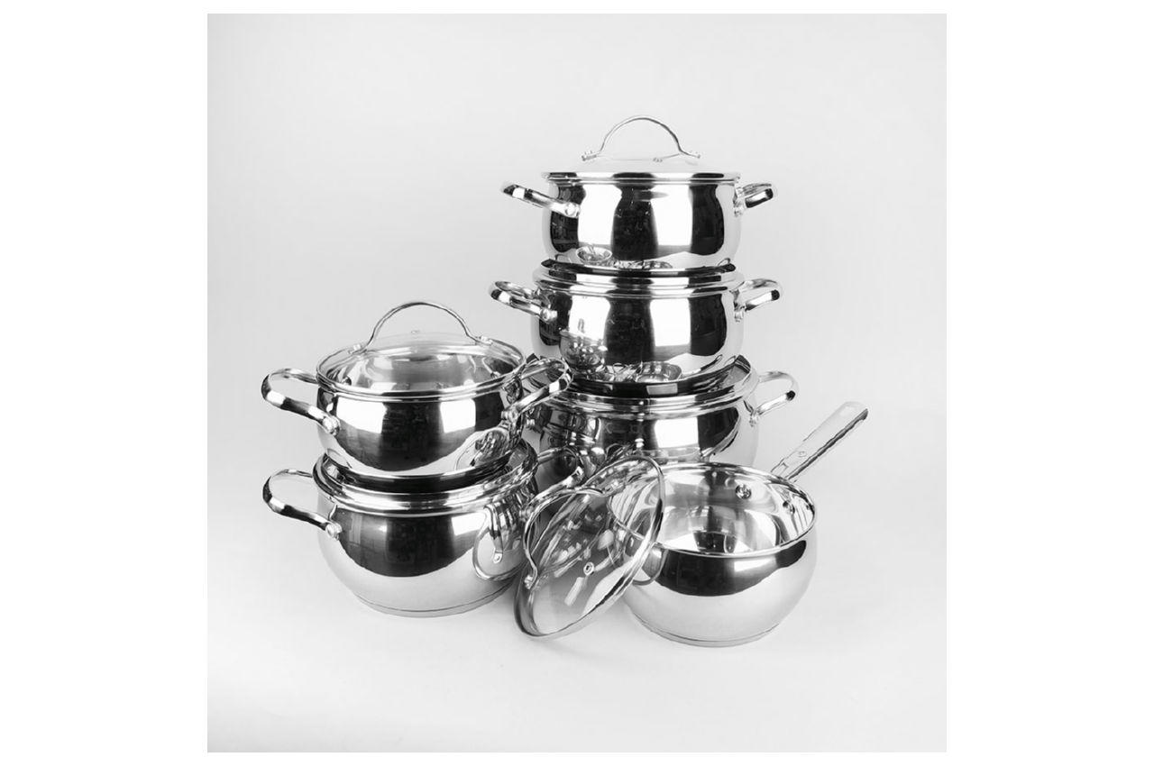 Набор посуды нержавеющий Maestro - 1,5 x 2 x 2 x 3 x 5 x 1,5 л (6 шт.) 1