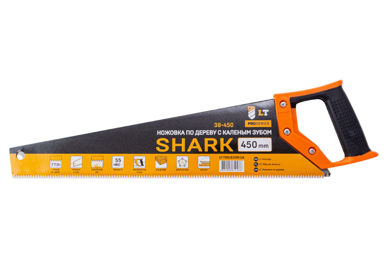 Ножовка по дереву LT - 450 мм x 7T x 2D Shark 3