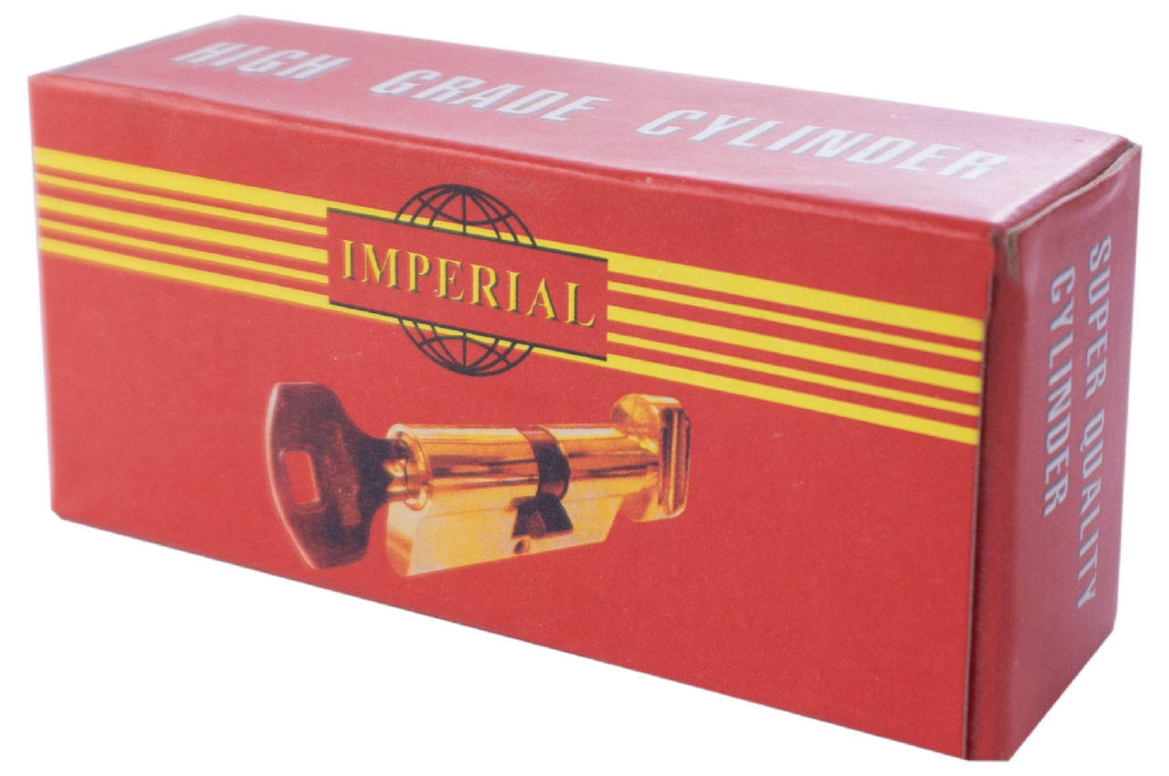 Цилиндр лазерный Imperial - IC 80 мм 45/35 к/к-металл SN (цинк) 4