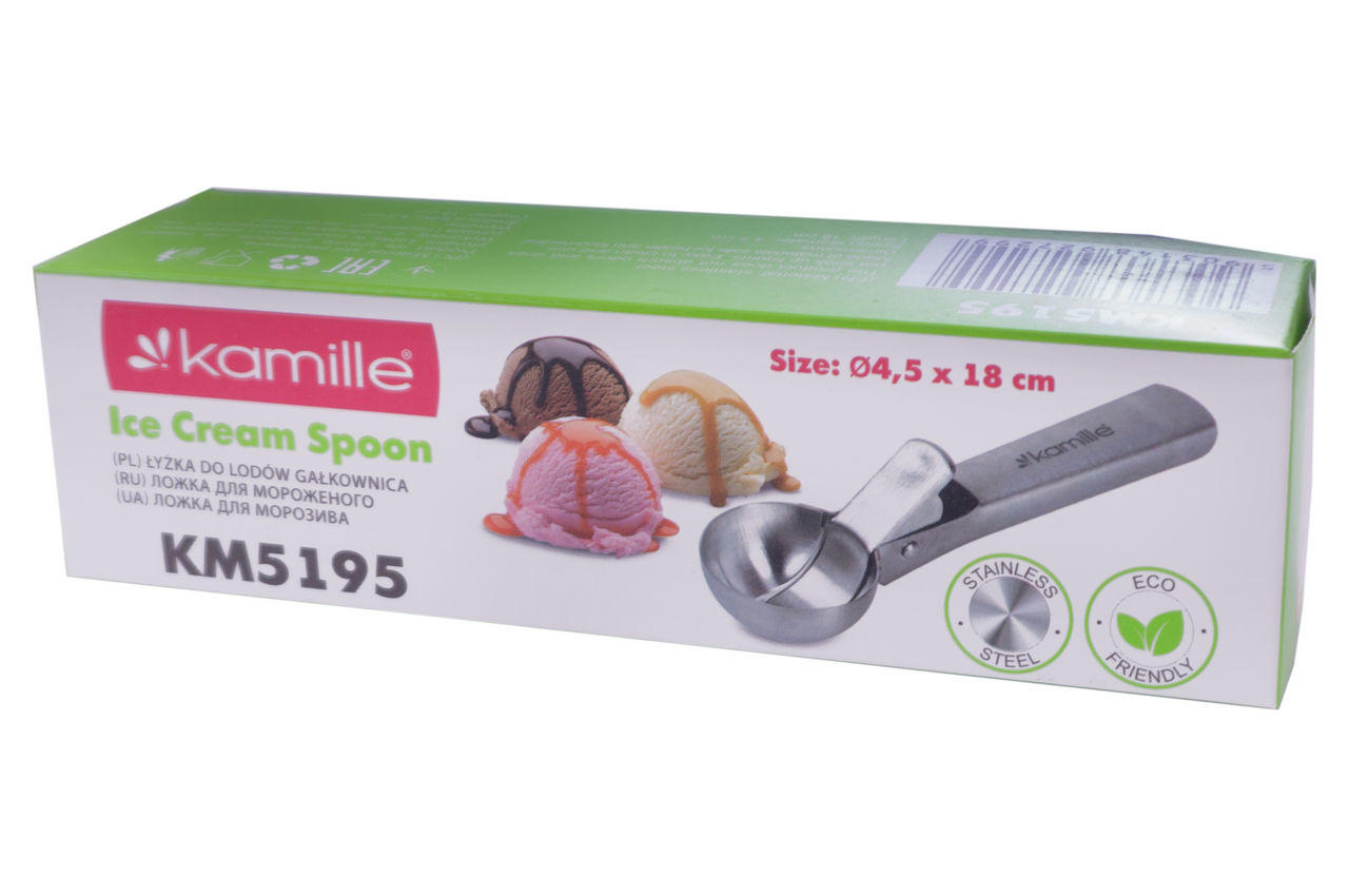 Ложка для мороженого Kamille - 182 мм 3