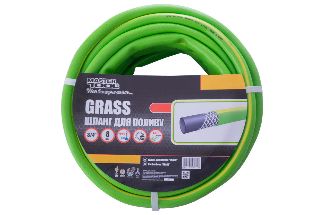 Шланг поливочный Mastertool - 3/4 x 30 м Grass 3