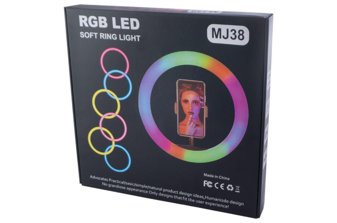 Лампа кольцевая RGB - 380 мм 7