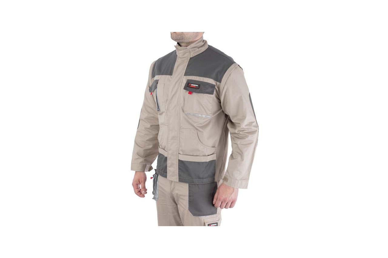 Куртка рабочая Intertool - 100% хлопок x XL 1