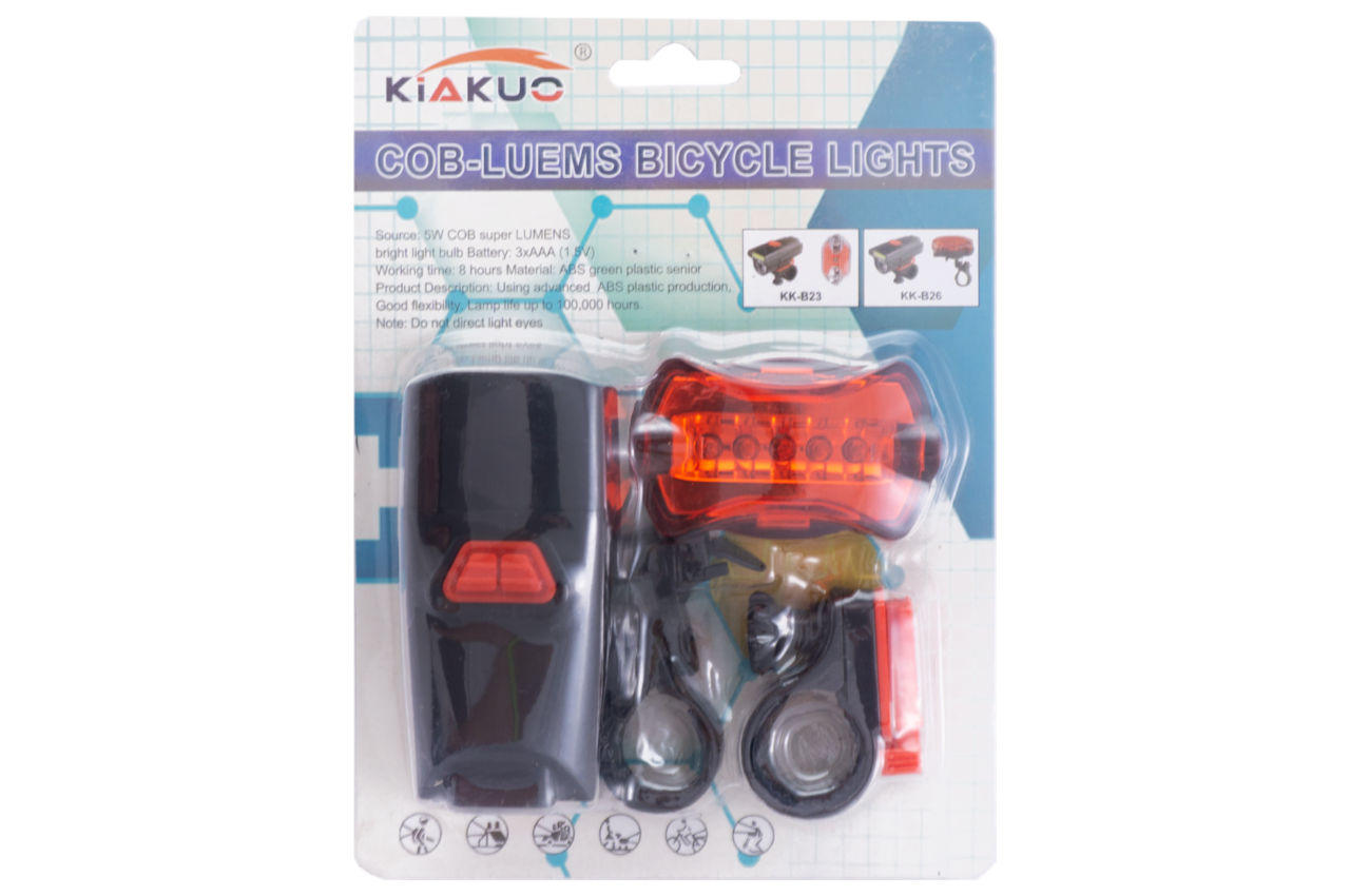 Комплект фонарей велосипедных PRC Kaikuo - KK-B26 8