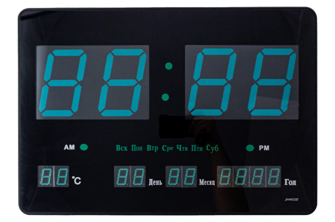 Часы настенные Elite - 460 x 320 мм зеленые 1