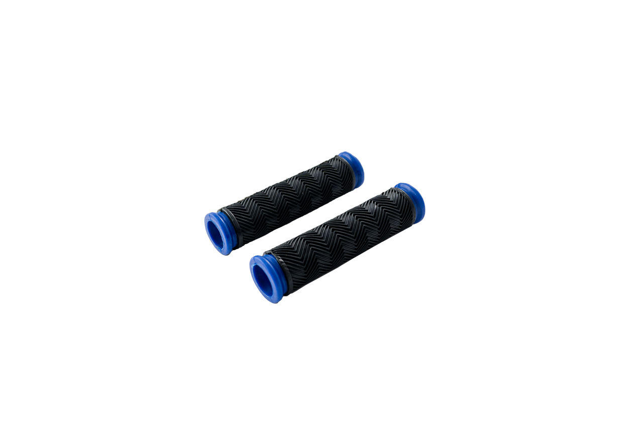 Грипсы Xazar - 125 мм резиновые черно-синие (2 шт.) 2
