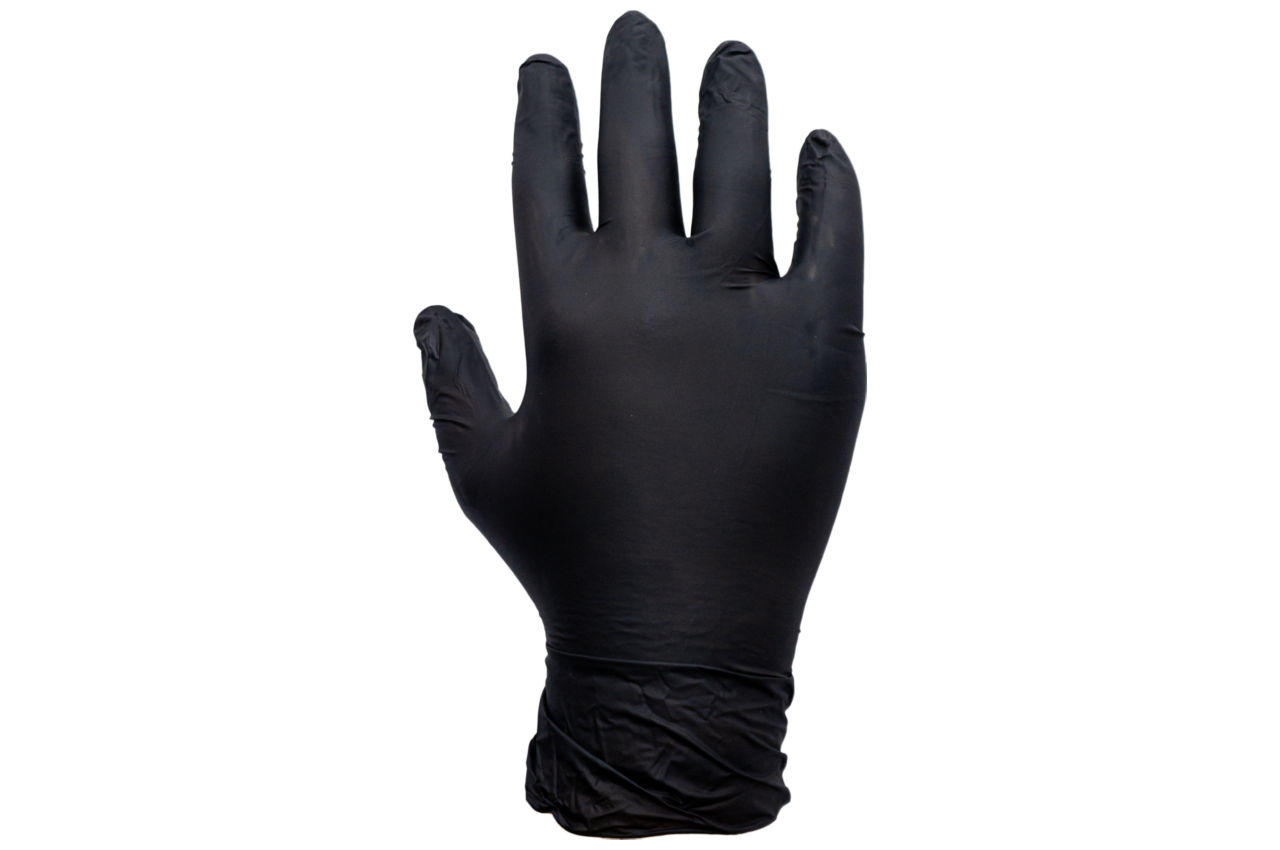 Перчатки PRC New Medic - нитриловые черные L (100 шт.) 2