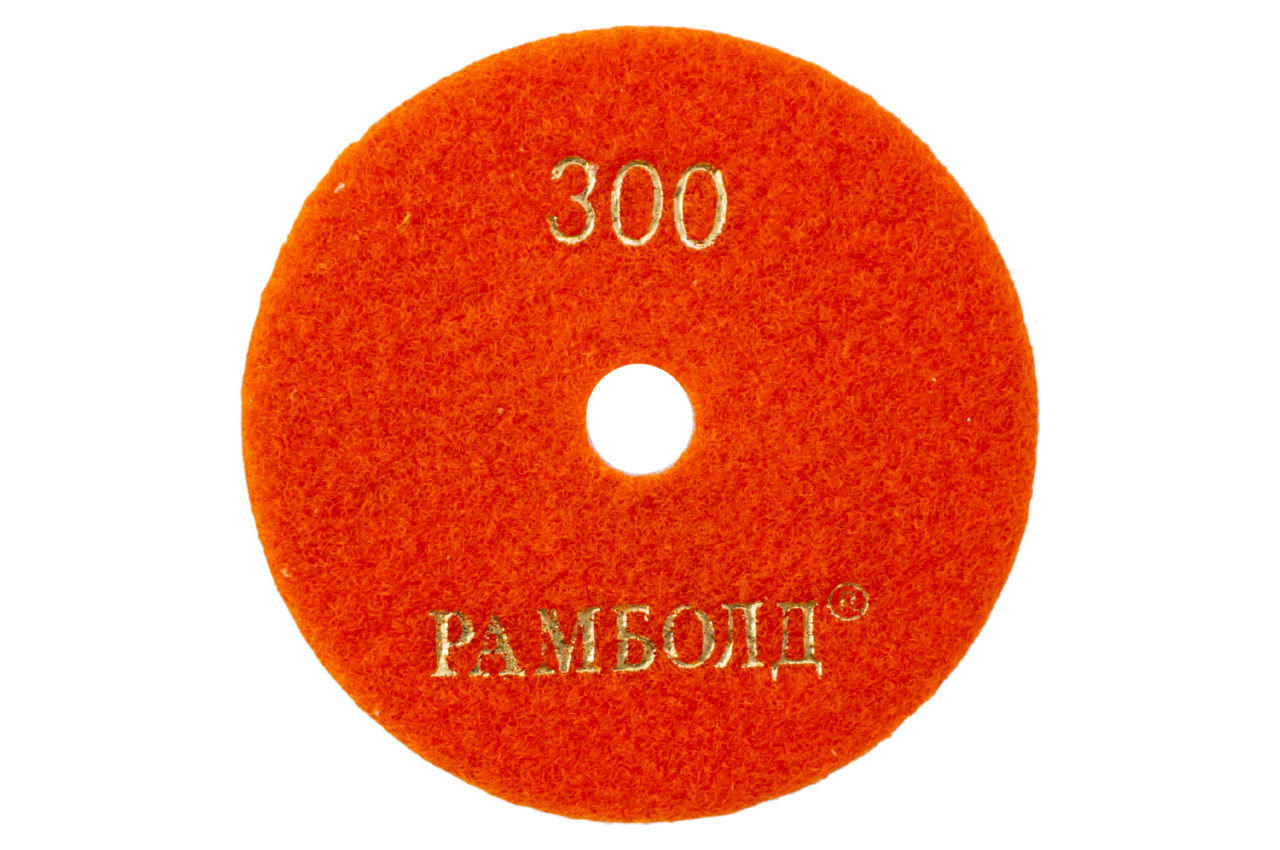 Круг алмазный шлифовальный Рамболд - 100 мм x P300 для сухой 2