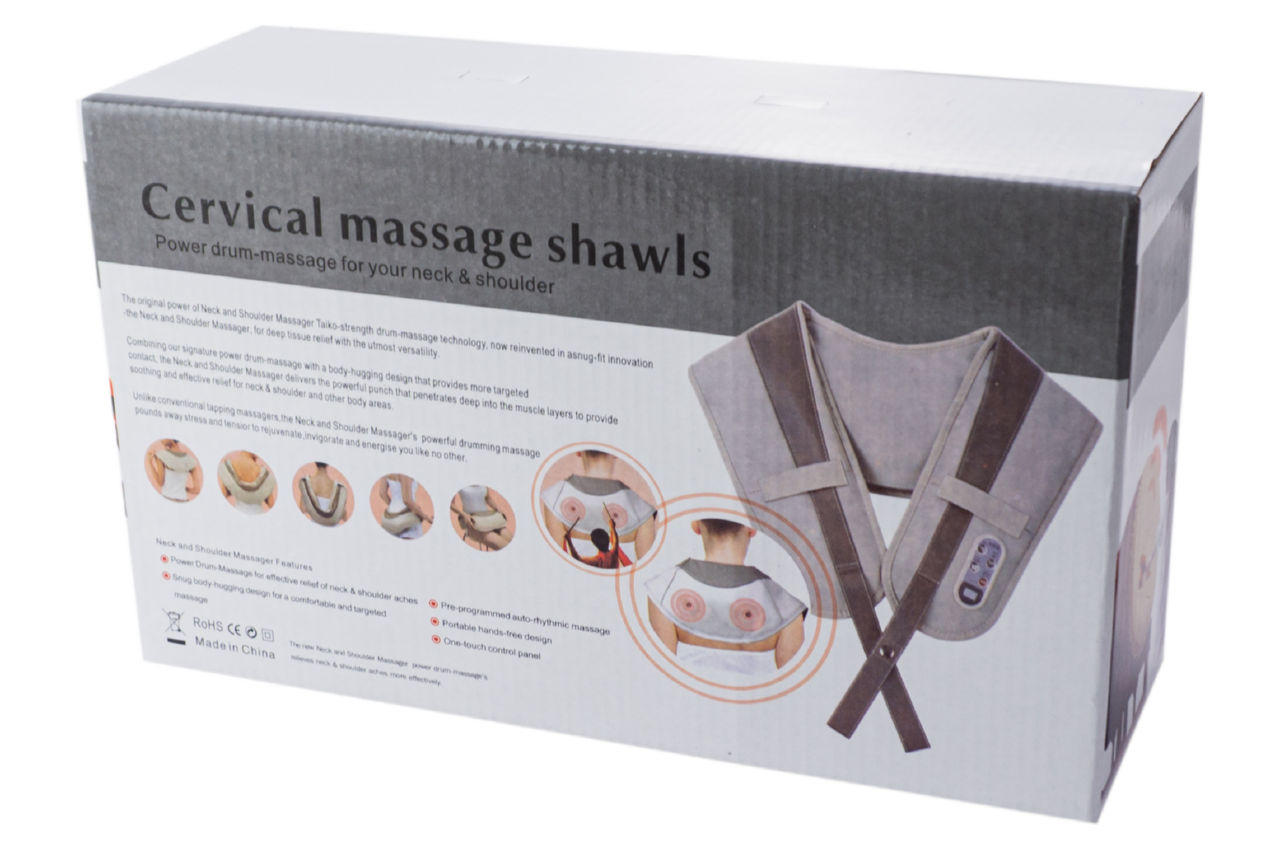 Массажер ударный для плеч и шеи Elite - Cervical Massage Shawls 3