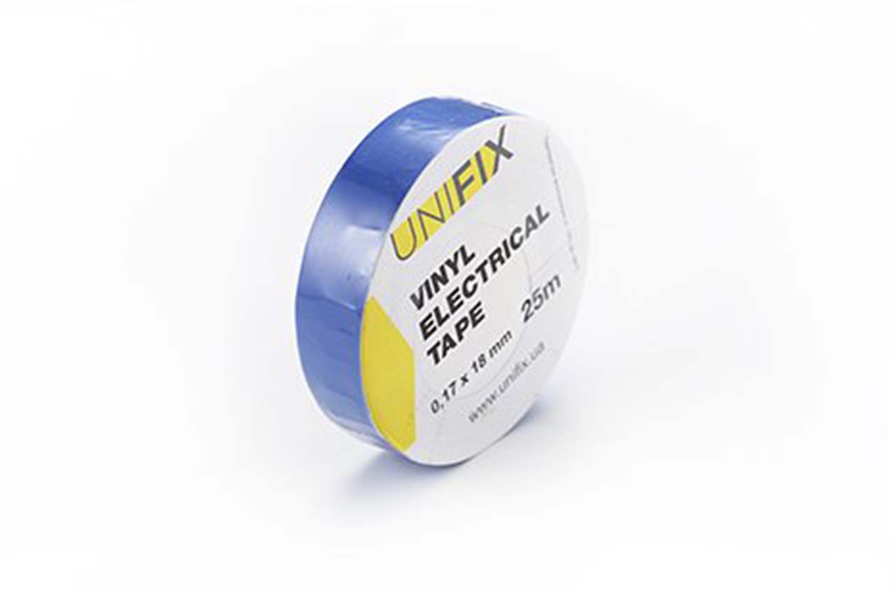 Лента изоляционная Unifix - 18 x 0,17 мм x 20 м синяя 1