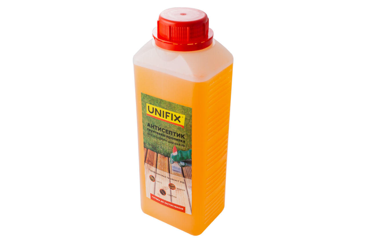 Антисептик грунтовка-пропитка для обработки древесины Unifix - 1 кг 2