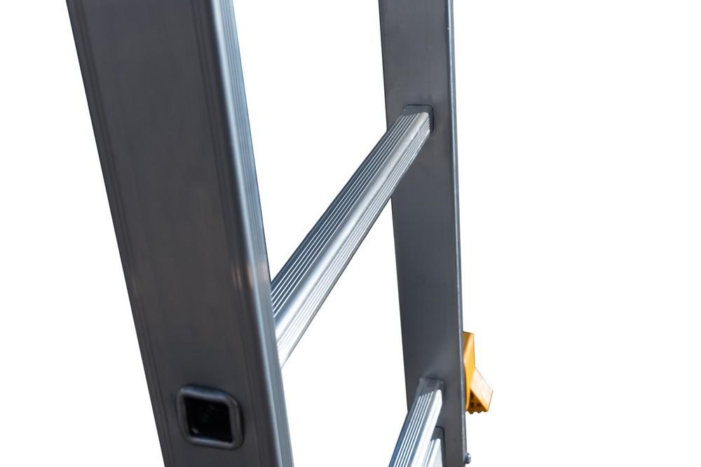 Лестница алюминиевая Mastertool - 3 x 7 ступеней x 5100 мм 6