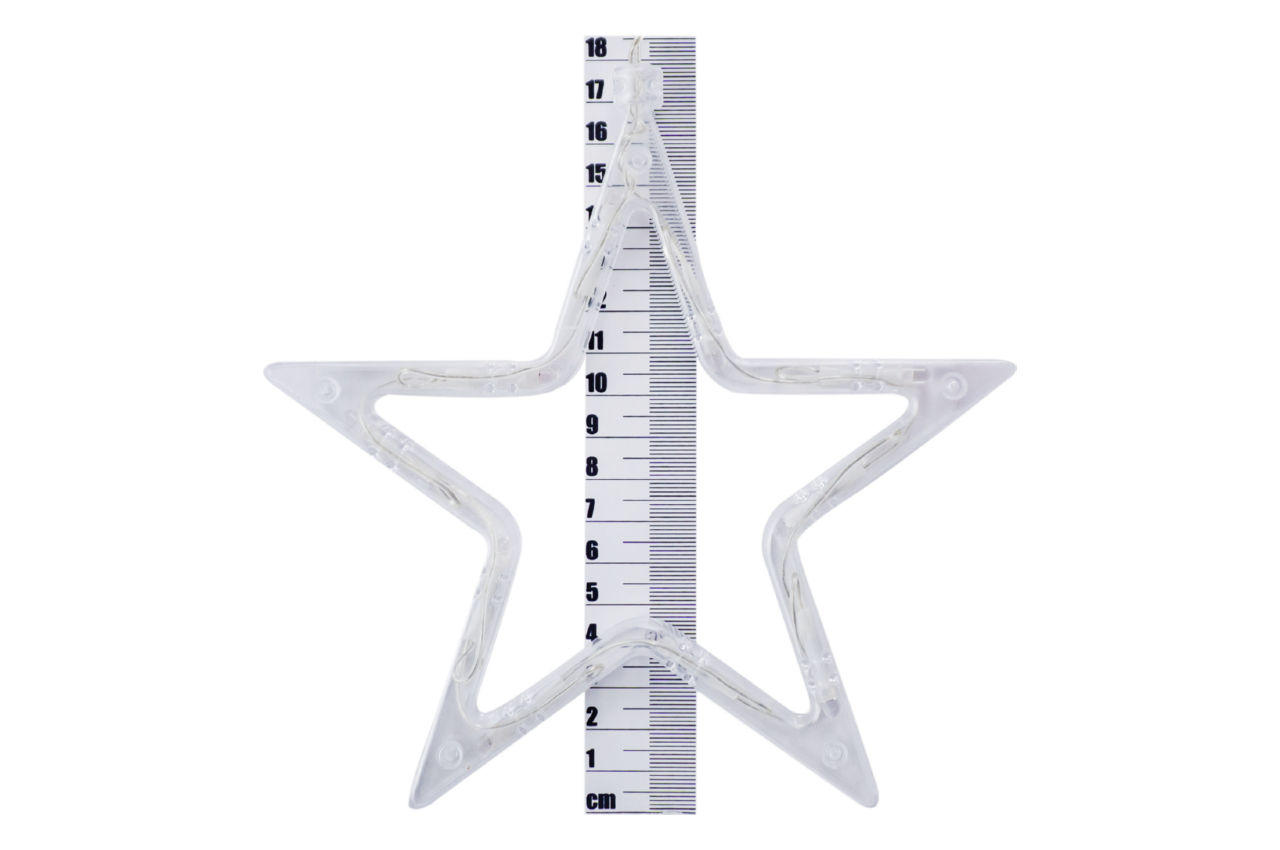 Гирлянда-дождик светодиодная NY - 120 LED звезды Warm White 1