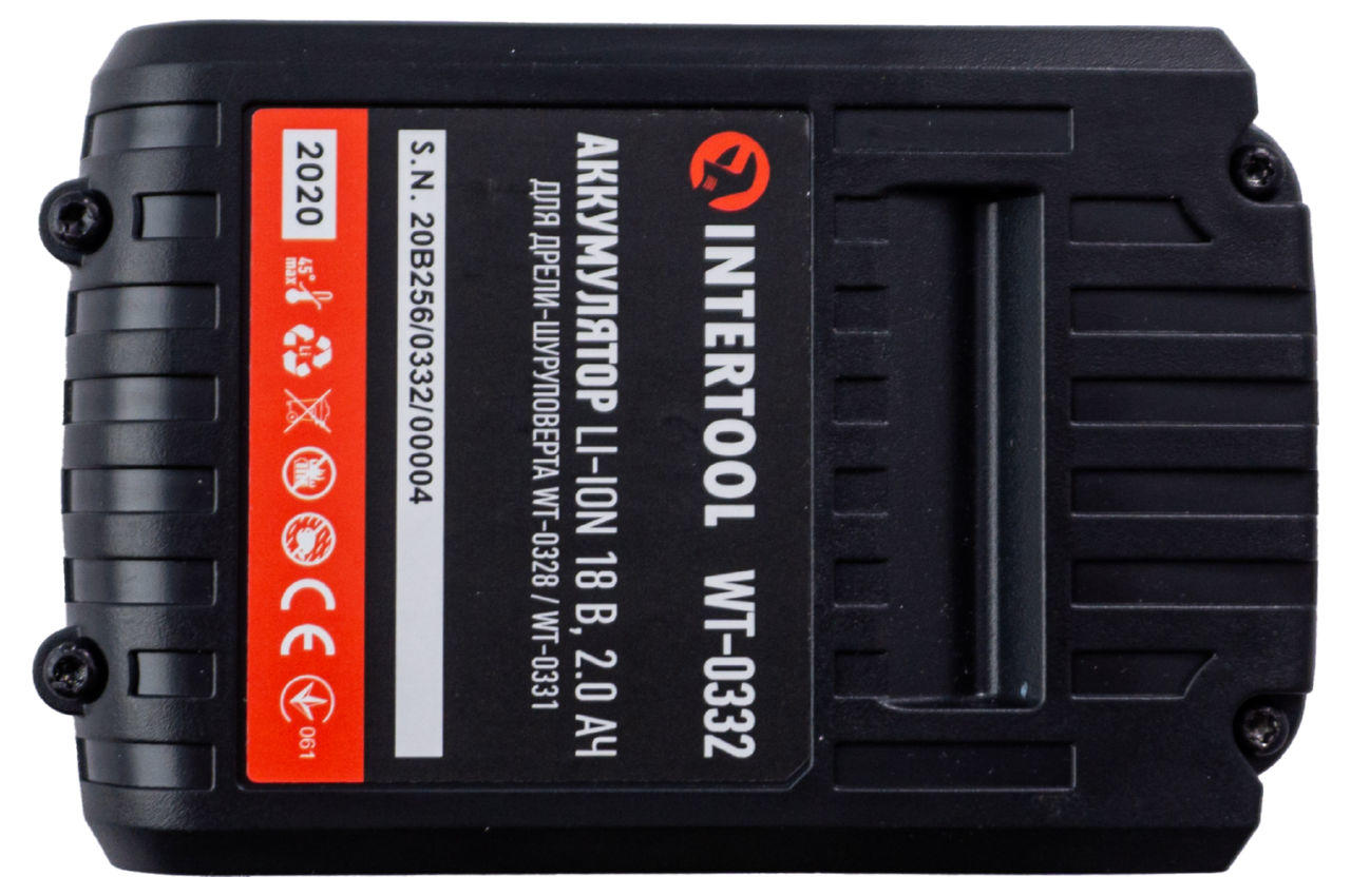Аккумулятор для шуруповерта Intertool - 18 В x 2,0Ач Storm (WT-0328/0331) 5
