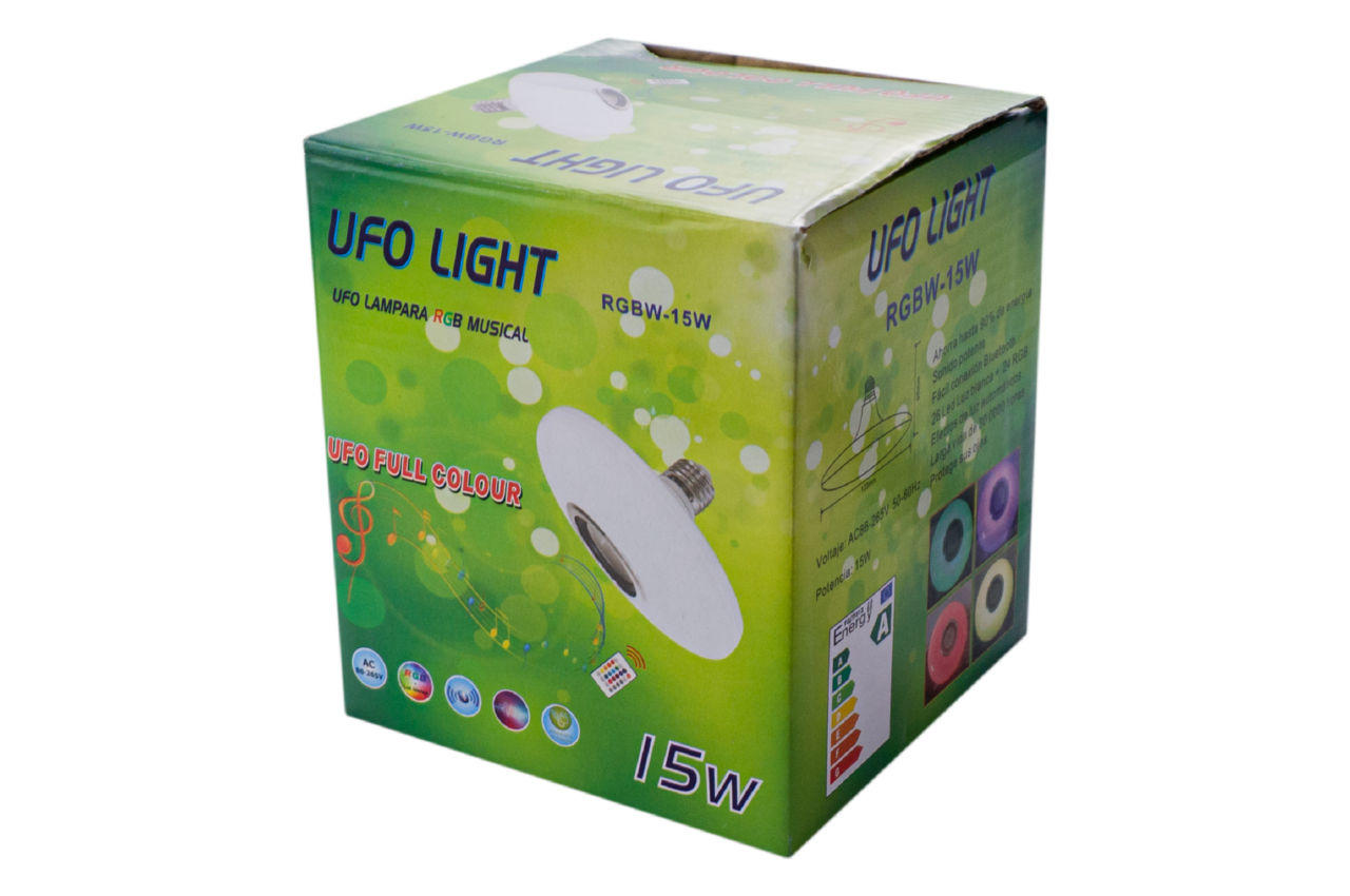 Лампочка PRC LED UFO Lamp - 15 Вт x E27 с пультом 6