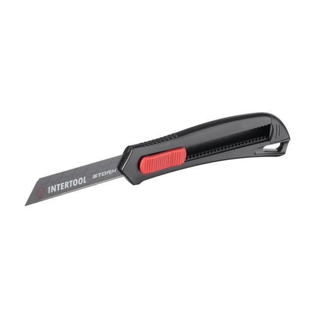 Нож сегментный Intertool-Storm - 18 мм пластик 4