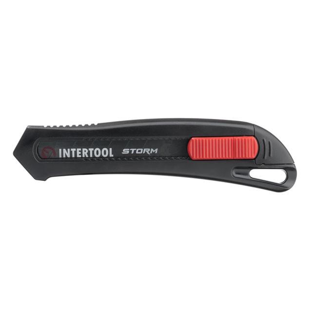 Нож сегментный Intertool-Storm - 18 мм пластик 5