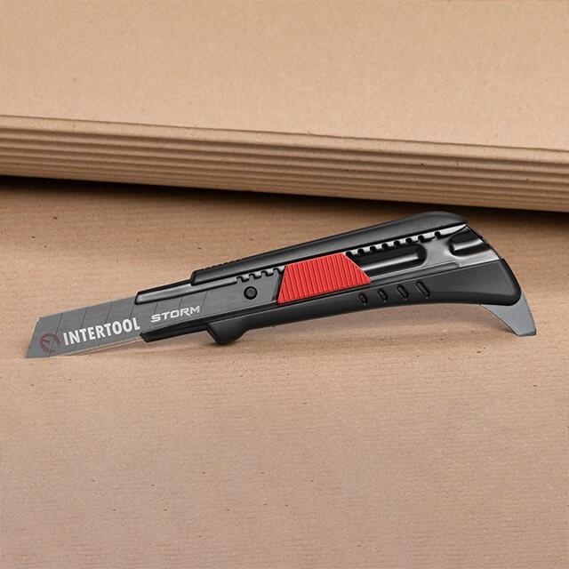 Нож сегментный Intertool-Storm - 18 мм для линолеума 2