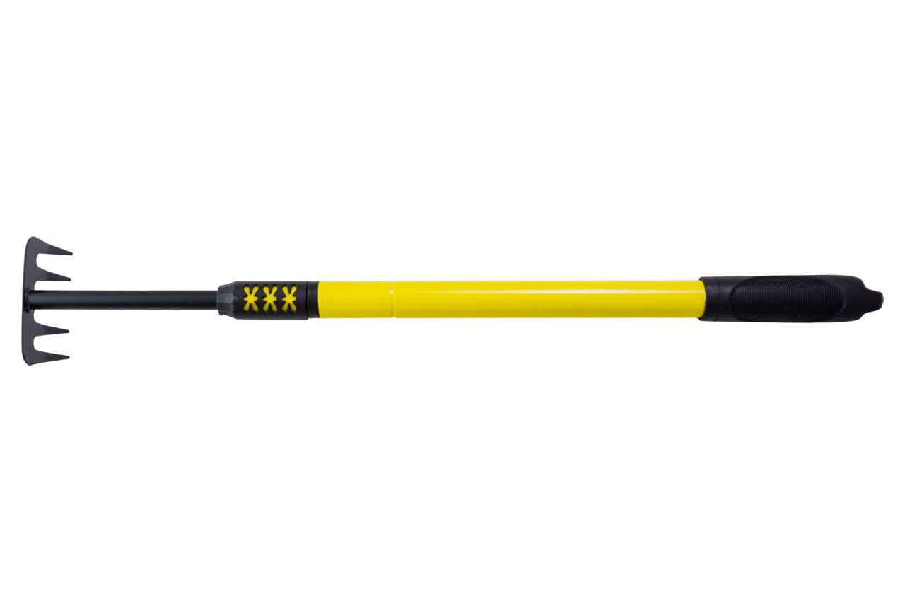Грабли прямые Mastertool - 630-910 x 95 мм резиновая ручка 1
