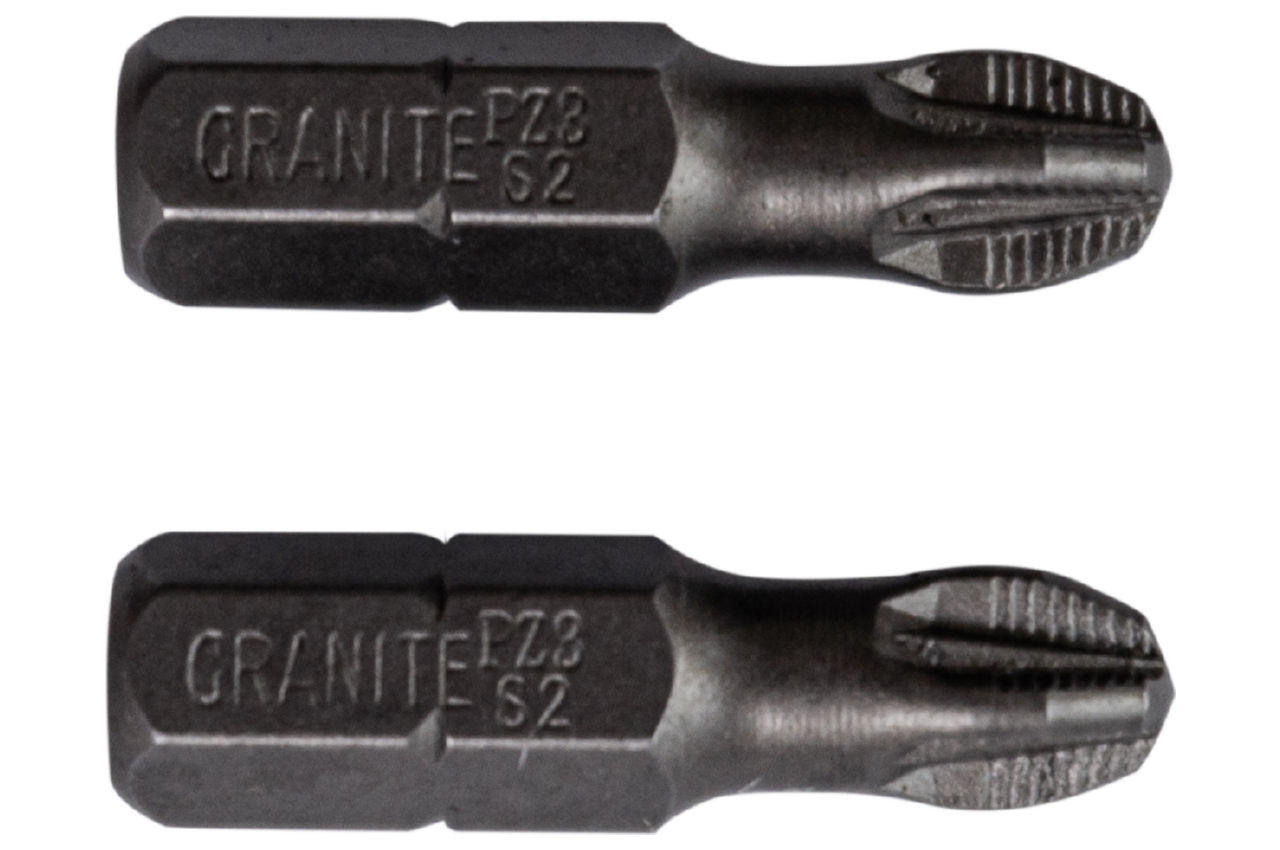Бита Granite - PZ3 x 25 мм (2 шт.) 1