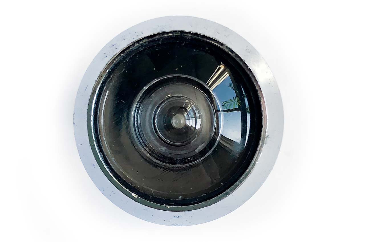Глазок дверной Partner - 50 x 90мм цинк CP 1