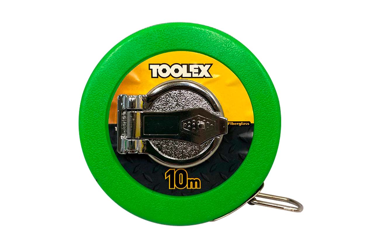 Рулетка Toolex - 10м x 13мм бобина стекловолокно 1