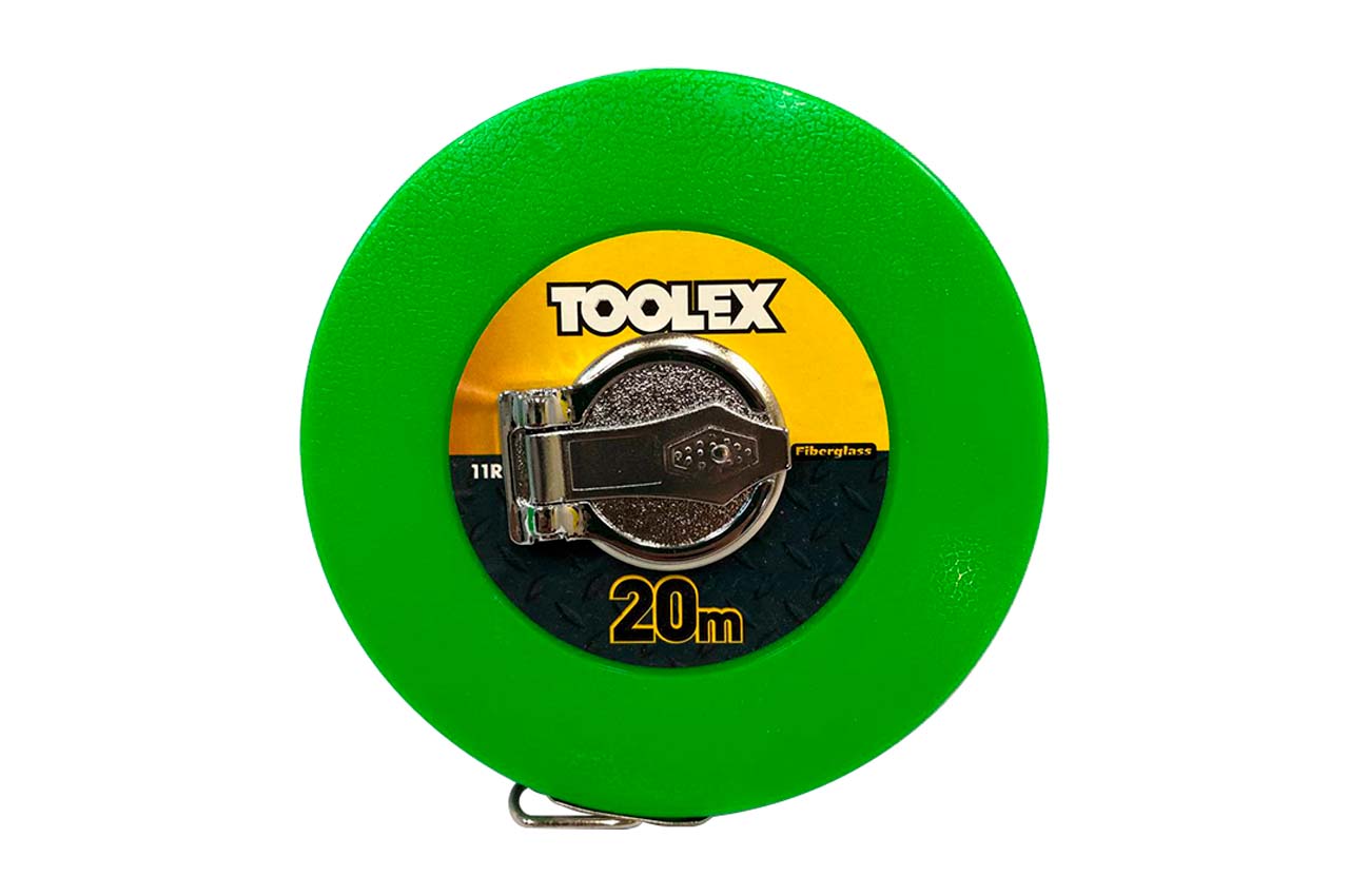 Рулетка Toolex - 20м x 13мм бобина стекловолокно 1