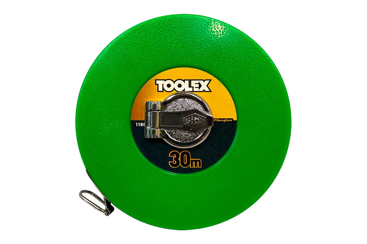 Рулетка Toolex - 30м x 13мм бобина стекловолокно 1