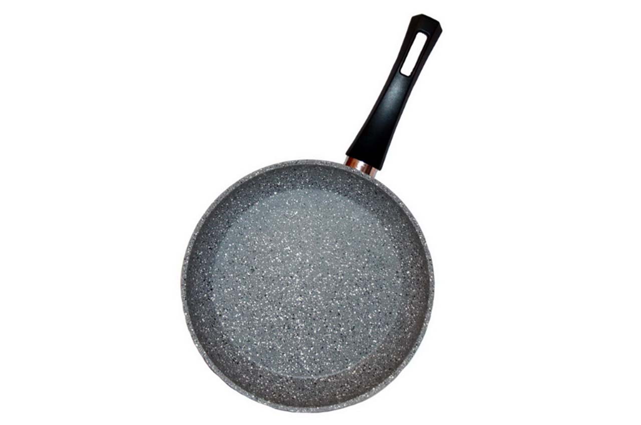Сковорода антипригарная Biol - 220мм Granite Grey 2