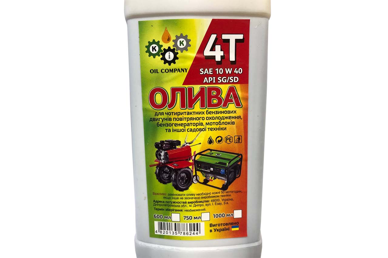 Масло для генераторов Олива - 0,75л 2