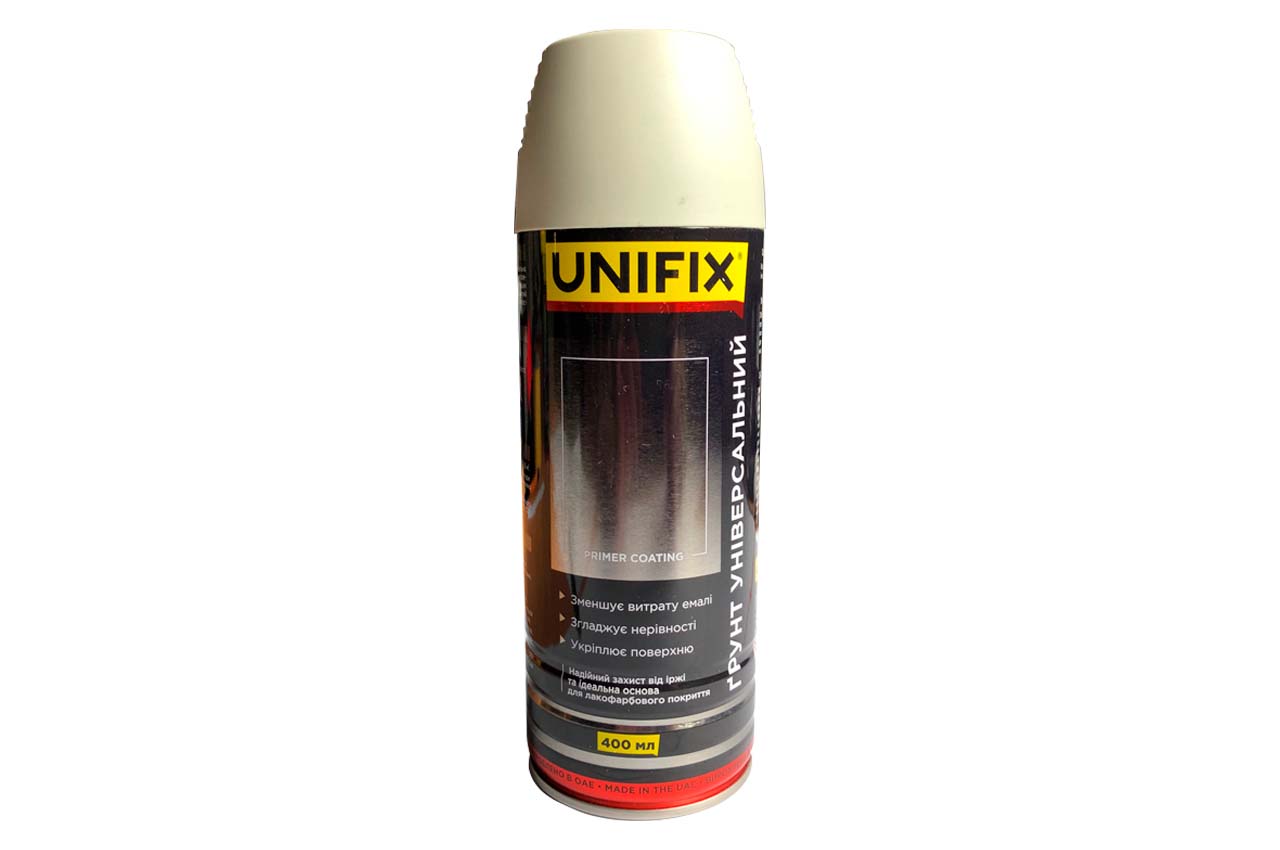 Грунт универсальный Unifix - 400мл серый мат 1