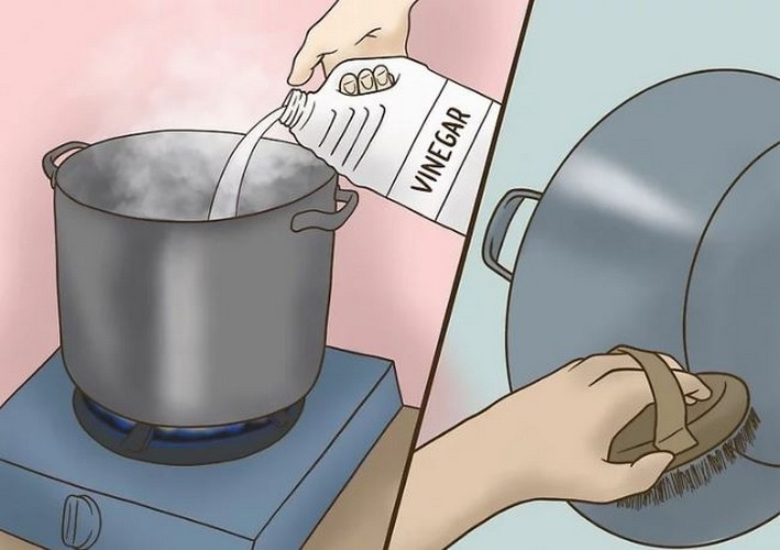 Как почистить алюминиевую кастрюлю от нагара